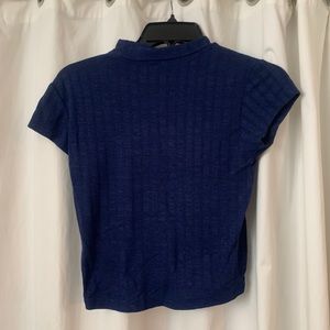Crop top blue